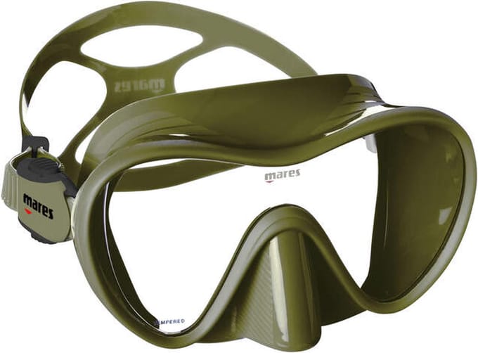 Mares Tropical Eco Box Duikmasker Olijf Groen