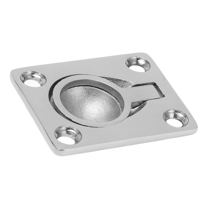 Anneau de levage encastré en acier inoxydable pour bateau white