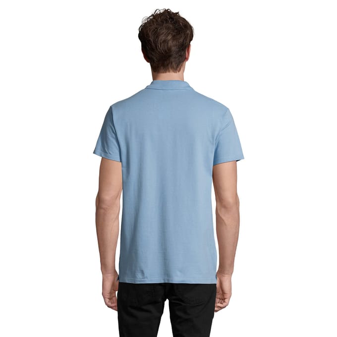 SOLS Heren Lente II Poloshirt (Hemelsblauw)