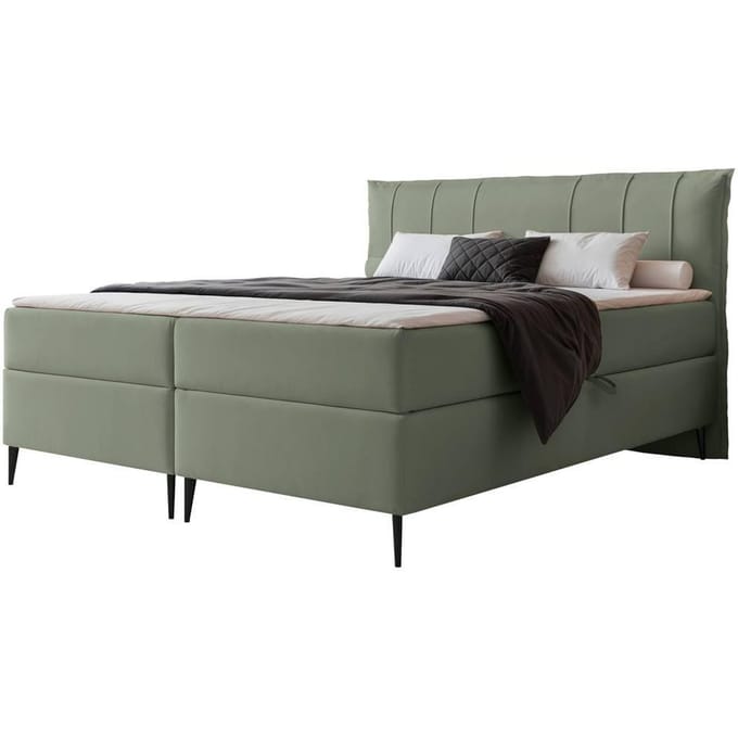 Boxspring Savina 140x200 cm incl topper en opbergruimte | NADUVI Collection