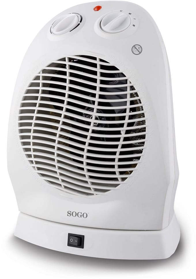 Sogo - 18320 - Elektrische Ventilatorkachel  - 2000 Watt