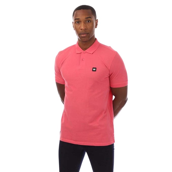 Weekend Offender Heren Barnum Poloshirt met Korte Mouwen (Rose)