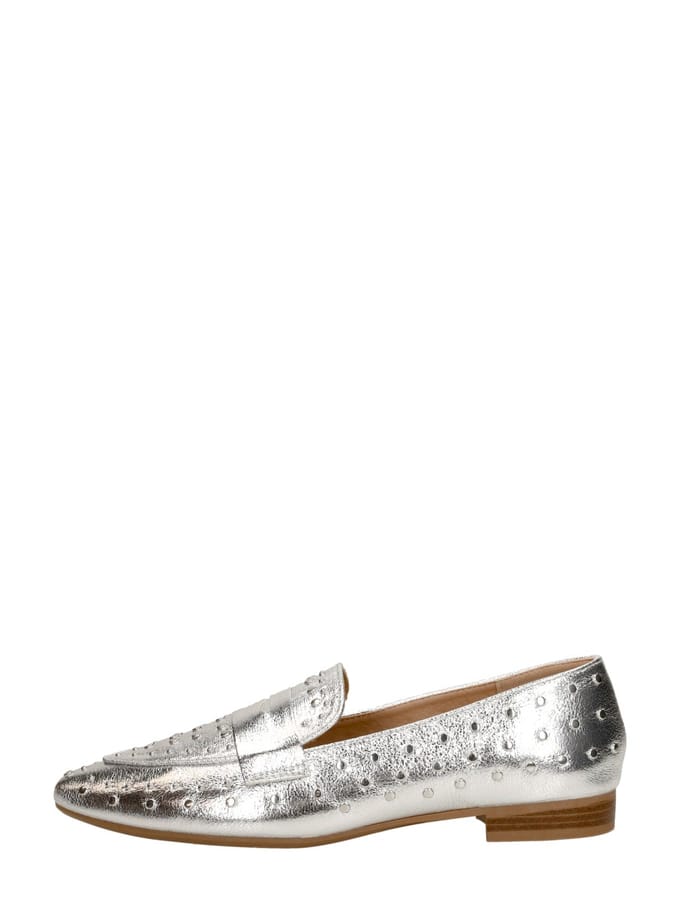 SUB55 Mocassin Mocassin - Zilverkleur - Maat 36