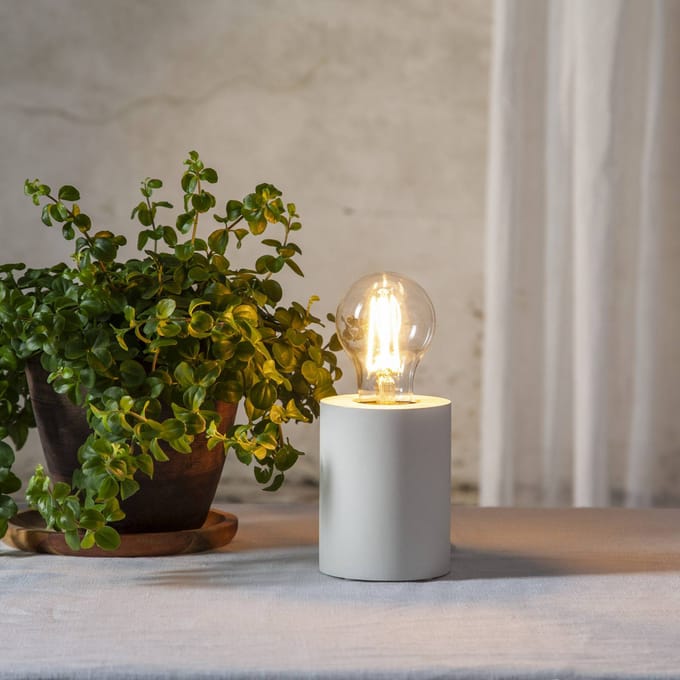 3 standen - Standaard bol - E27 - 6.5W - Super Warm Wit <2200K - Filament - Helder