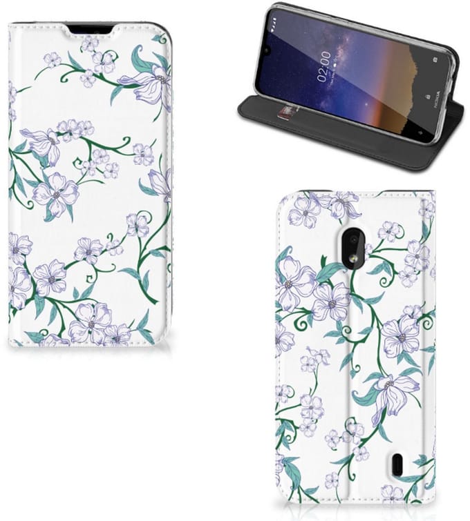 Nokia 2.2 Uniek Smart Cover Blossom White
