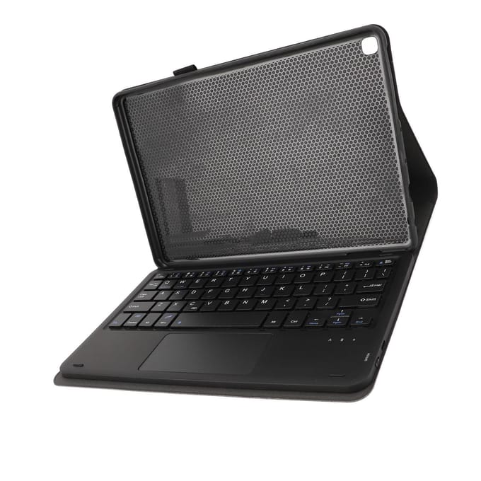 Tablet Hoes met Touchpad Verstelbare Kijkhoek Draadloos Afneembare Toetsenbord Cover voor Fire HD black