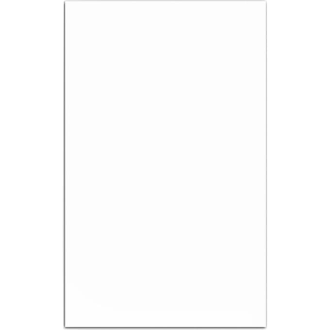 MAUL Magneetbladen rechthoek 1 stuk Ferriet magnetisch kunststoffbeschichtet beschriftbar 30 x 20 x 0.06 cm wit