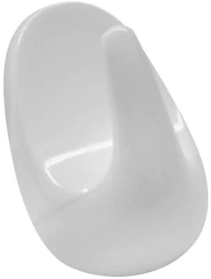 Set van 6 Fackelmann mini witte plakhaken