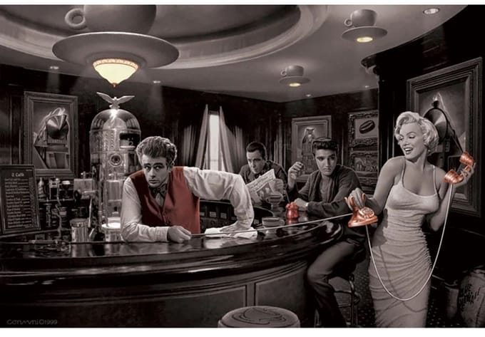 Marilyn Monroe poster - Java Dreams - Elvis Presley - James Dean - 61 x 91.5 cm - multi - wanddecoratie