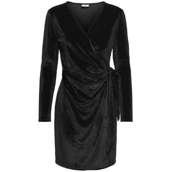 JDY - JDYSANDY L/S VELVET WRAP DRESS JRS - Dames - Mini jurken