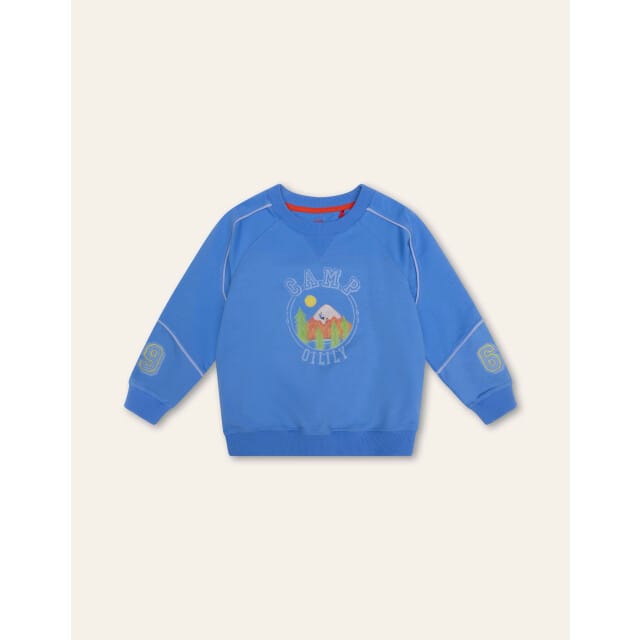 Oilily Highschool Sweater- maat116/6yr Ultramarine