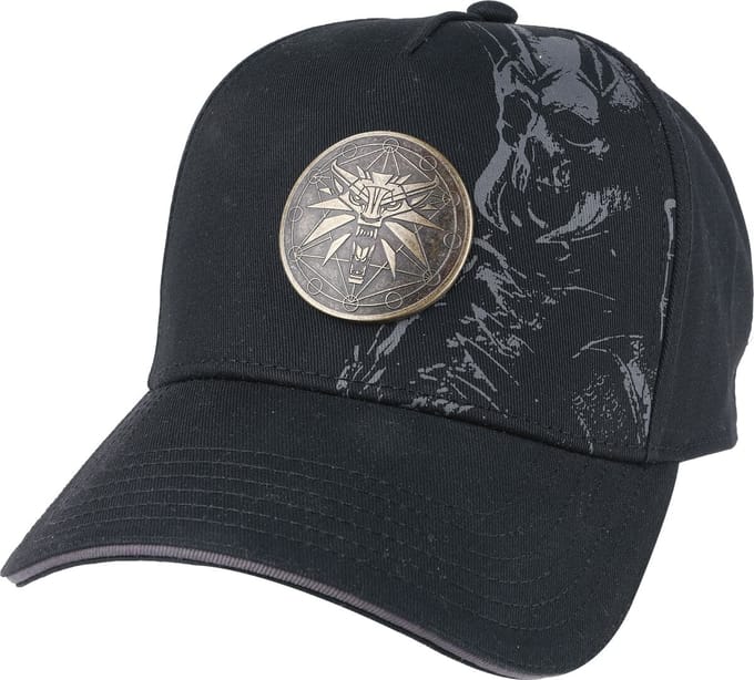 The Witcher Gold Logo Unisex Cap - zwart - Standard
