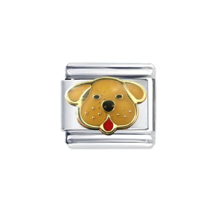 Bedel - Hondje - 9mm- voor Italiaanse Bedelarmband - Schakelarmband