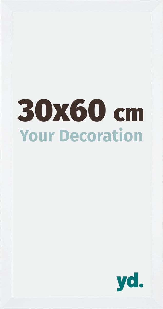 Your Decoration - Fotolijst 30x60 cm - MDF - Wit Mat - Catania