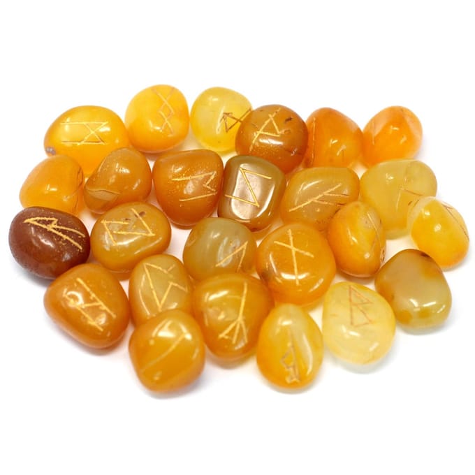 Indiase Runenstenen - Gele Onyx