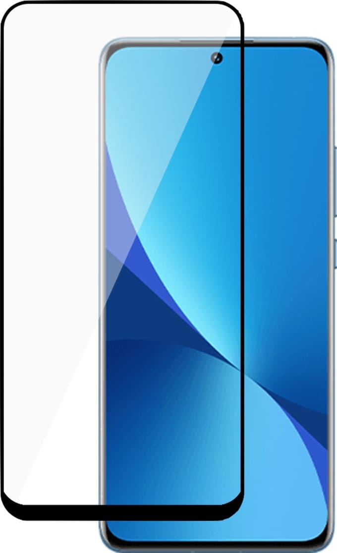 Screenprotector geschikt voor Xiaomi 12 - Beschermglas Gehard Glas Tempered Glass Full Screen Protector