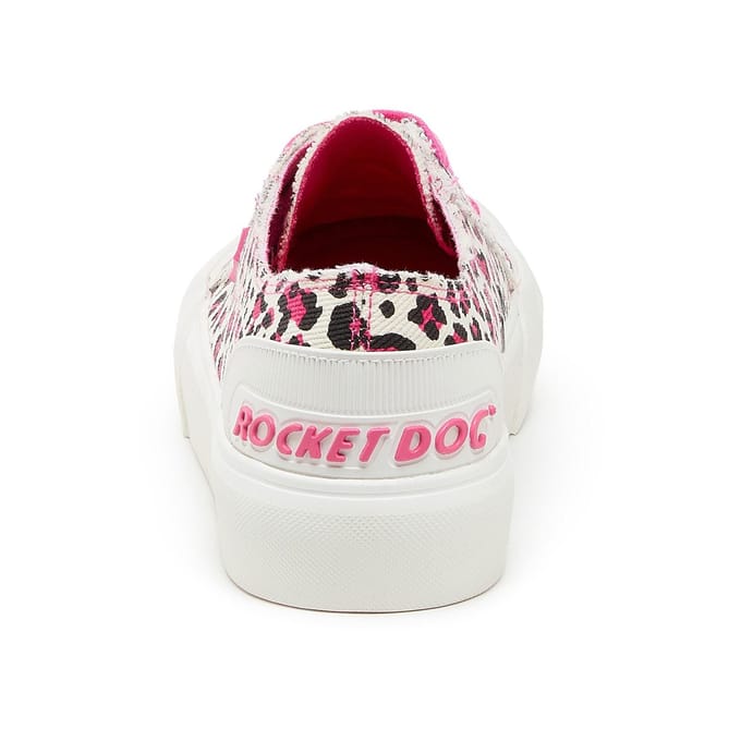 Rocket Dog Jazzin Plus Monroe Cotton Damestrainers Hot Pink