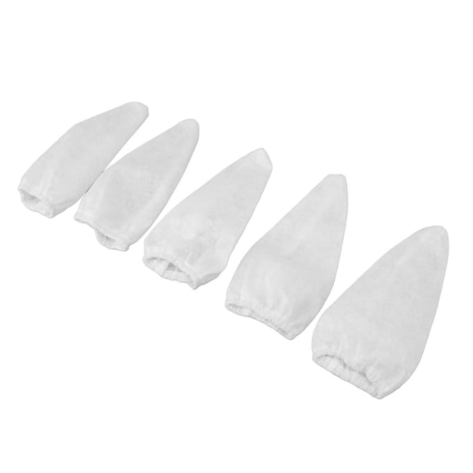 5 STuks Vacuüm Filterzak Vervanging Herbruikbaar Polyester Vezel Zwembadreiniger Filter white