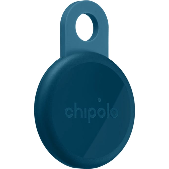 Chipolo LOOP – Bluetooth Tracker & KeyFinder – Oplaadbaar & Waterdicht - Compatibel met Apple Find My & Google Find Hub – 125 dB – Navy - 1 Pack