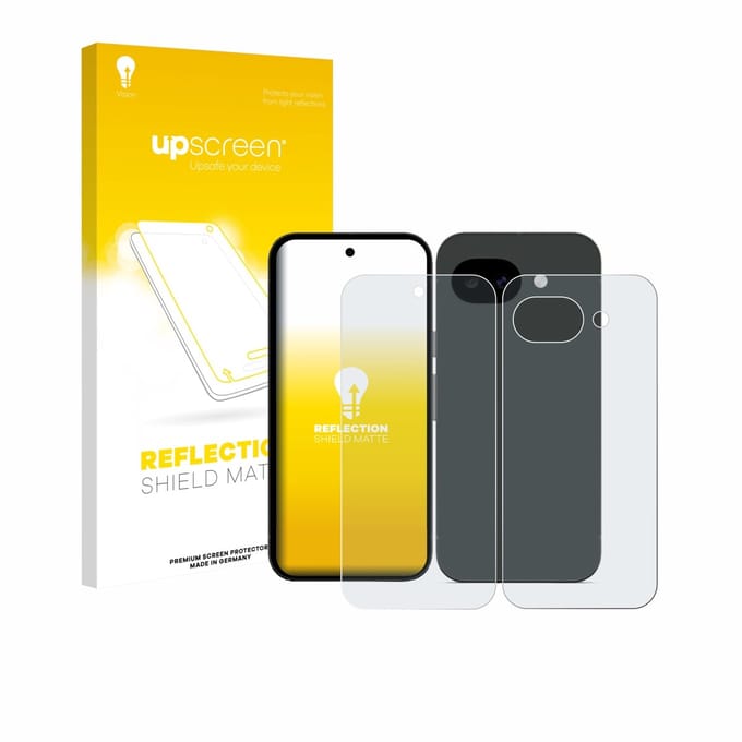 upscreen - Screenprotector voor Google Pixel 10a (Voor+Achter) - Folie Beschermfolie anti glare matte