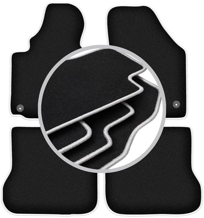 CARLUX-SILVER automatten voor: Volkswagen Caddy 2K minivan (2004-2010)