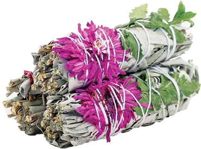 Dahlia Sage Smudgestick - 10 cm. - Salie Smudge - per stuk