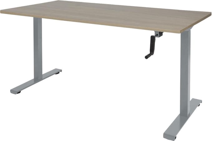 Zit Sta bureau - Slinger 140x80 robson - alu frame