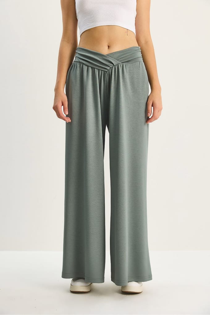 Boog Taille Palazzo Broek