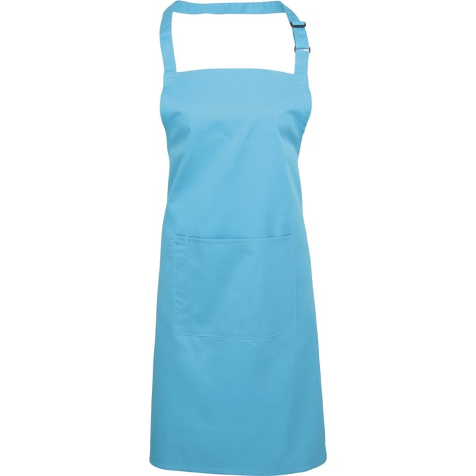Premier Dames/Dames Kleuren Bipschort Met Zak / Werkkleding (Turquoise)