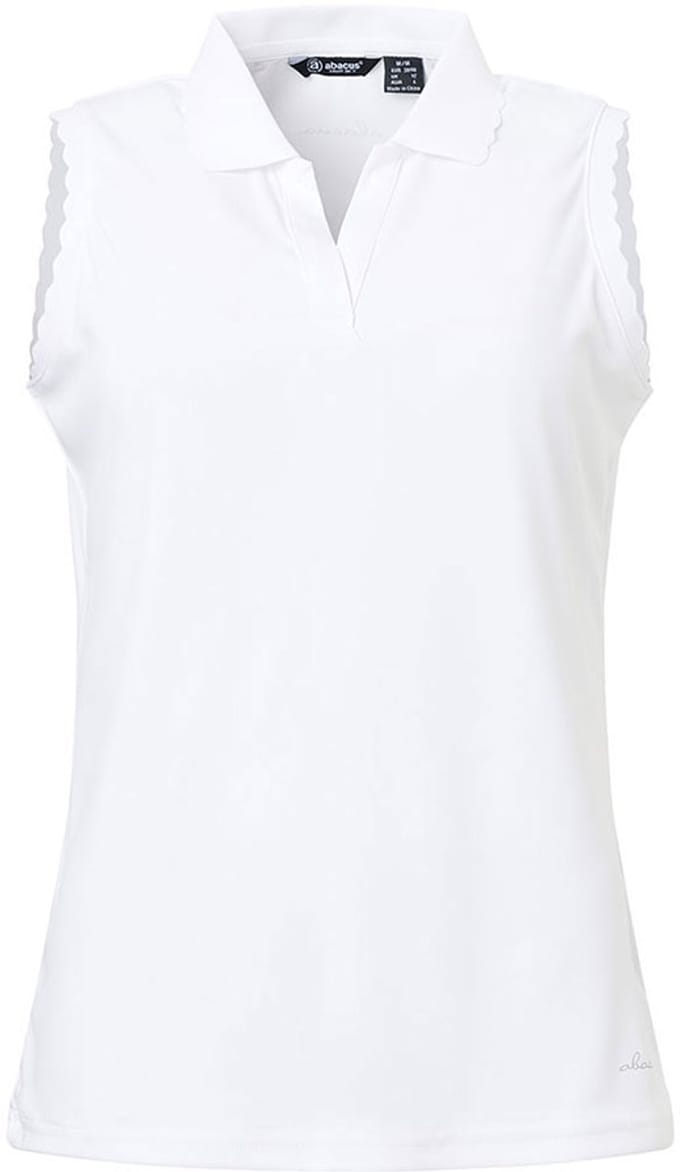 Abacus Golf Victoria Dames Mouwloos T-shirt Wit XS Vrouw