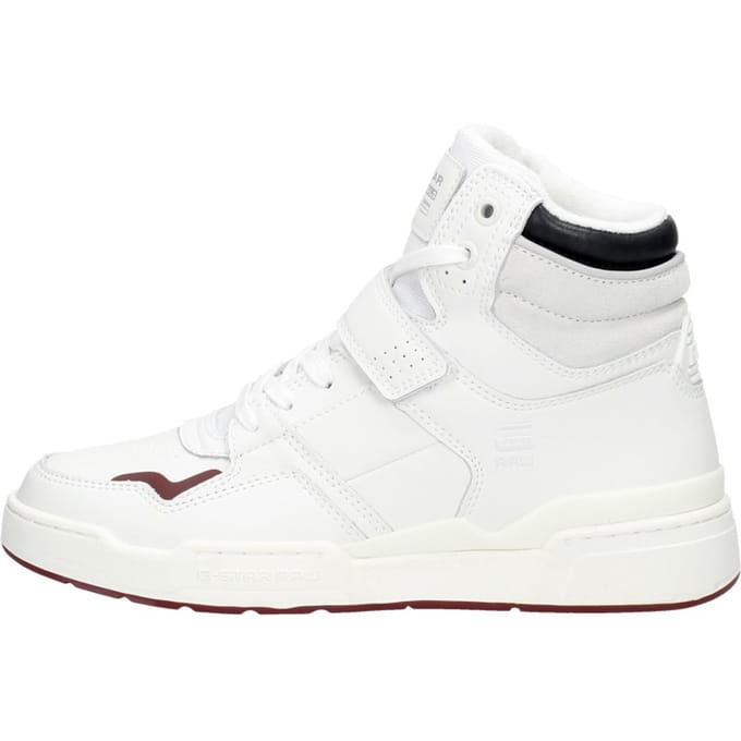 G-Star Raw Attacc Mid Lea W Hoge sneakers - Leren Sneaker - Dames - Wit - Maat 36