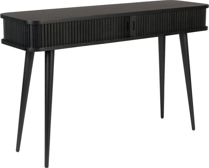Zuiver Barbier Consoletafel/ Wandtafel Hout Zwart