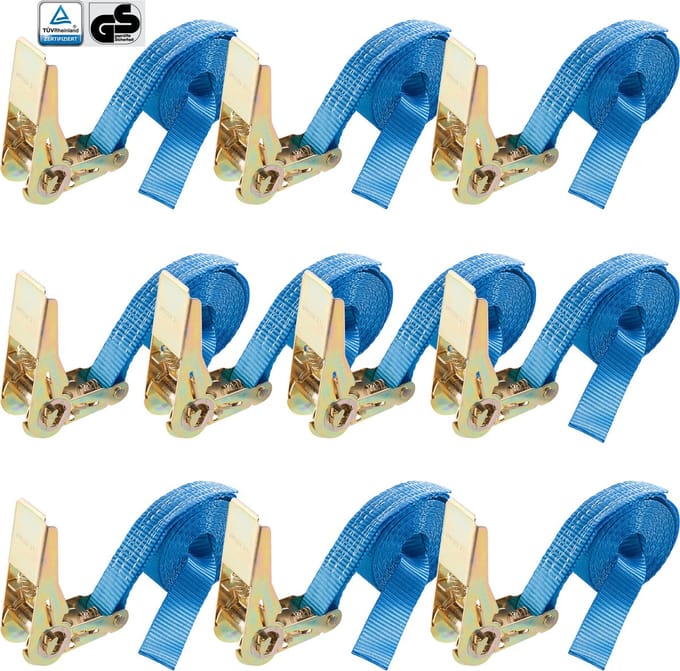 AREBOS 10 x Spanband - Spanbanden - 4 m x 25 mm