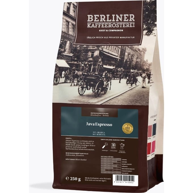 Berliner Kaffeerösterei Java Espresso 250g