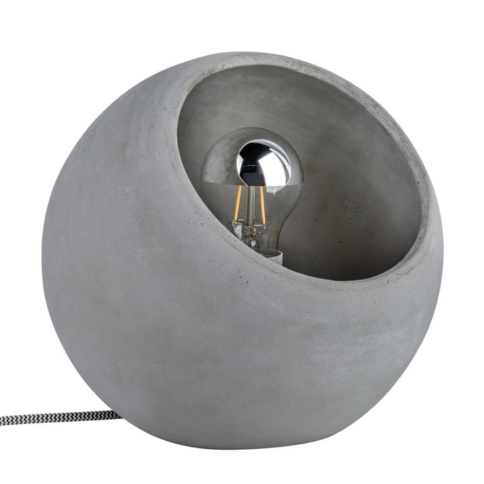 Neordic LED-tafellamp Ingram E27 max. 20W Grijs Beton