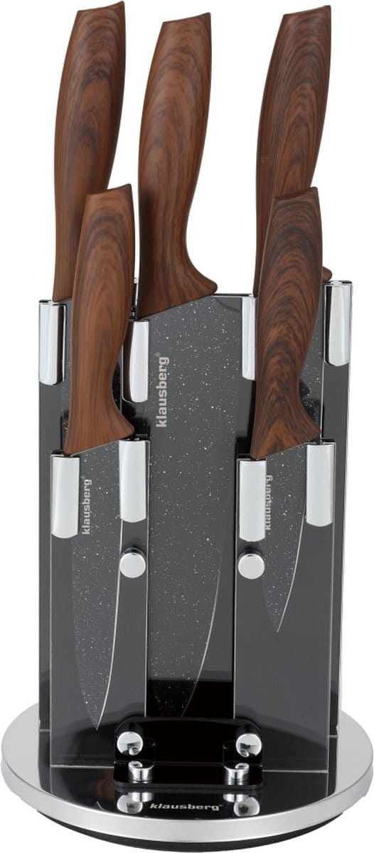 Klausberg 7615 - 6-delige messenset - Ronde houder - Ergonomisch