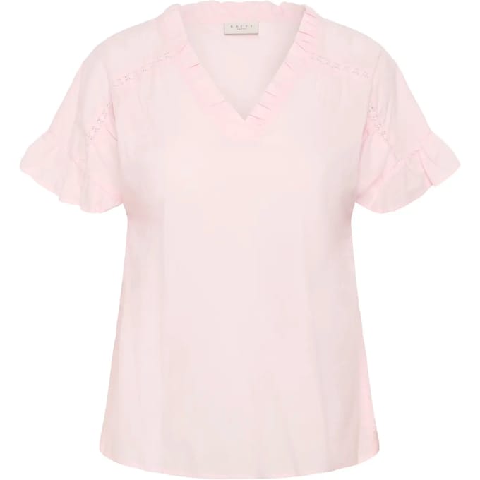 Dames-T-shirt KAFFE Curve KCValeria