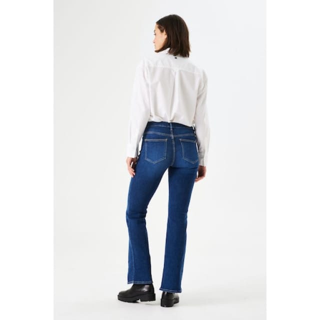 Celia 245 Superslim Flared Jeans - Dark Used