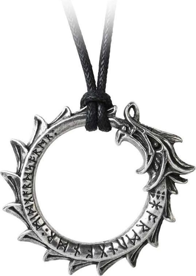 Alchemy - JORMUNGAND SERPENT Ketting - Zilverkleurig