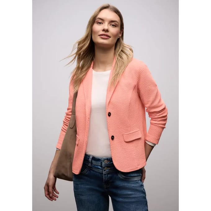Blazer met structuur