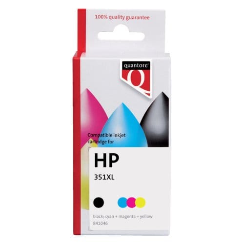 Inktcartridge Quantore alternatief tbv HP CB338EE 351XL kleur