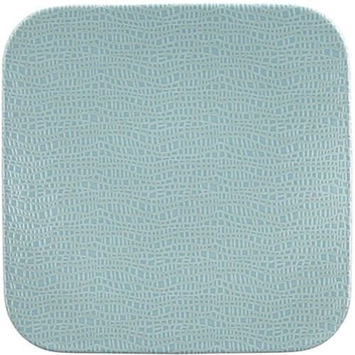 (6 stuks) SELTMANN WEIDEN Coup bord - plat vierkant - 260x260mm - Turquoise Blauw