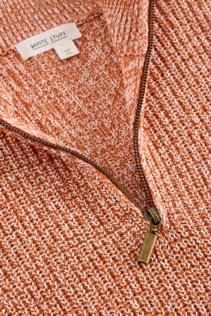 White Stuff Funnelf Neck Jumper Mid Brown Taglia: M | Maglioni a maglia Outlet | Uomo | Marrone