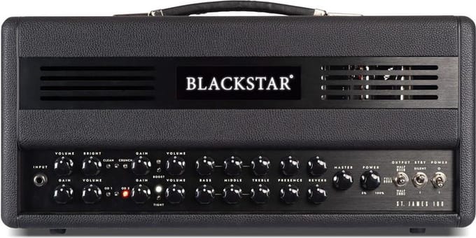 Blackstar St. James 100 Head - Buizenversterker, top, gitaar - zwart