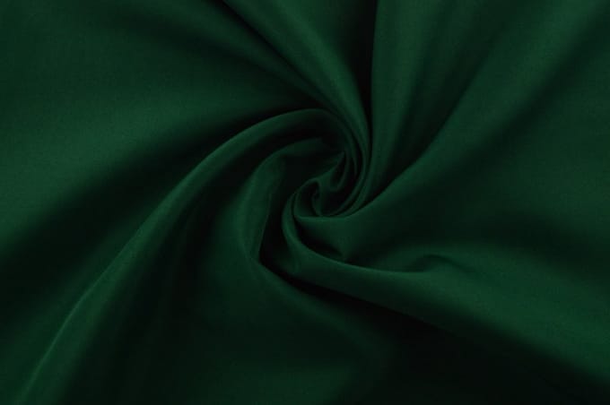 12 meter brandwerende stof - Donkergroen - 100% polyester