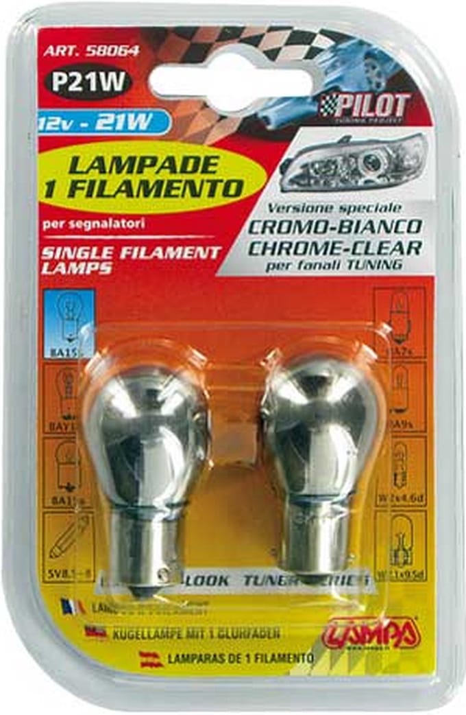 Enkel filament lamp 12V 21W BA15s