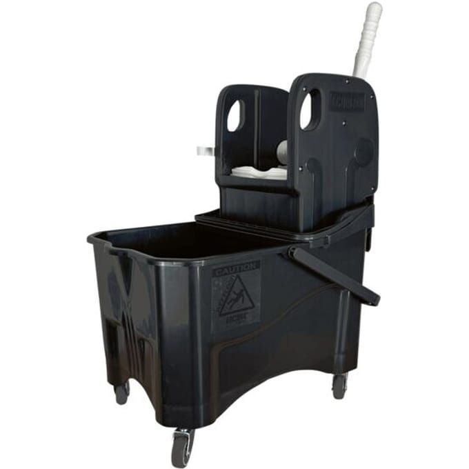 Mopwagen Kim Plus 30 liter zwart