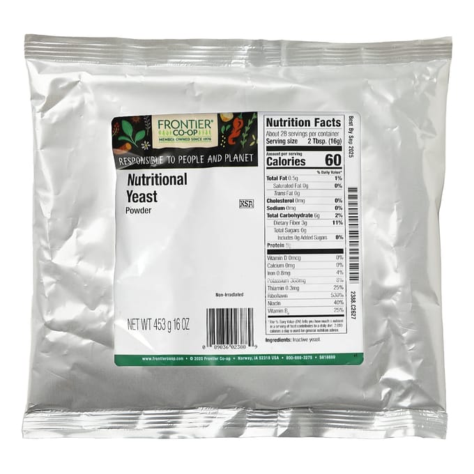 Frontier Co-Op, Voedingsgistpoeder, 16 oz (453 gram)