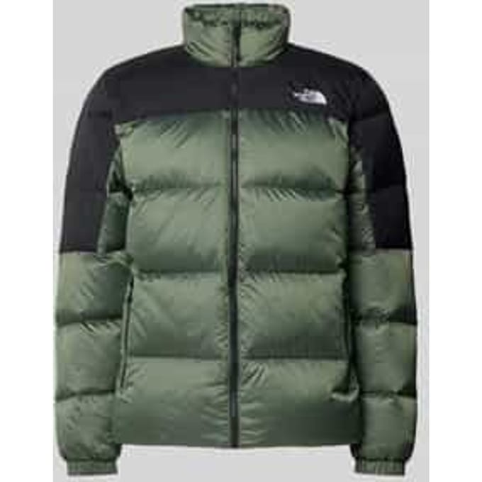regular fit gewatteerd jack met opstaande kraag