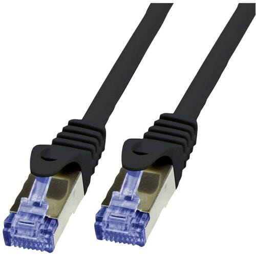 VALUE Outdoor patchkabel Cat.6A (klasse EA) S/FTP (PiMF), massieve kabel, LSOH, zwart, 20 m